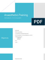 Anaesthetics Training