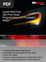 XAAR Print Head Programming and Parameter Setup 10602