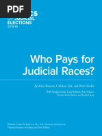 Who Pays for Judicial Races? The Politics of Judicial Elections 2015-16