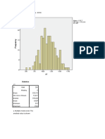 Data Histogram Dengan SPSS: Statistics