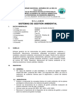 Sistemas de Gestión Ambiental