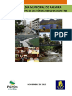 Plan Municipal de Gestión Del Riesgo - Web Palmira PDF