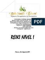 Manual de Reiki Nivel I