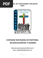 Tematica para Vacaciones Con Jesús 2010