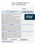 2° Básico cobertura curricular lenguaje