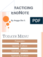Practicing Endnote