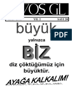 Yalnızca: Diz Çöktüğümüz Için Büyüktür