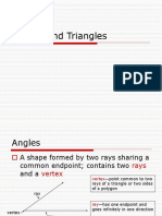 Angles and Triangles