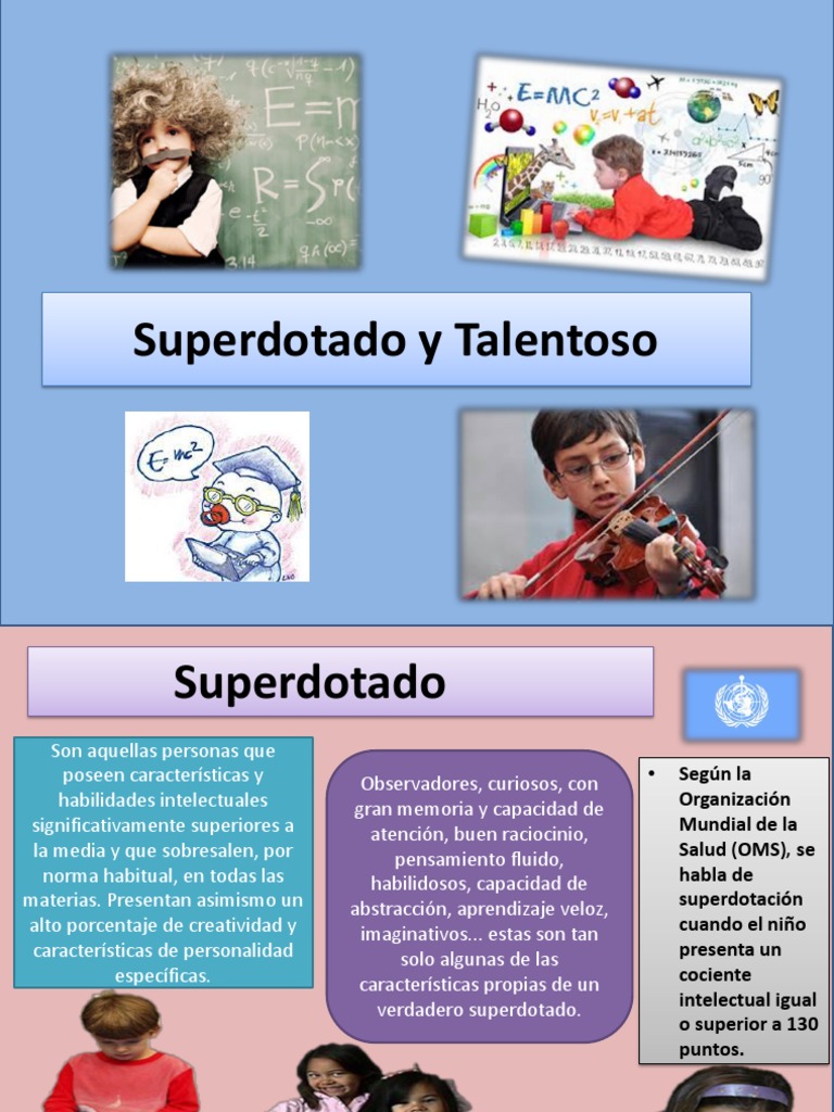 Talentos y Superdotación Infantil | PDF | Dotamiento intelectual ...