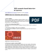 100 TOP OBIEE Scenario Based Interview Questions and Answers