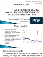 Elaboración de una Interfaz Gráfica para el cálculo de eficiencias de detección usando Python