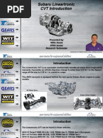 Download Subaru Lineartronic CVT Introduction by Yafan Yang SN367131258 doc pdf