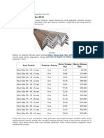 Daftar HArga Baja