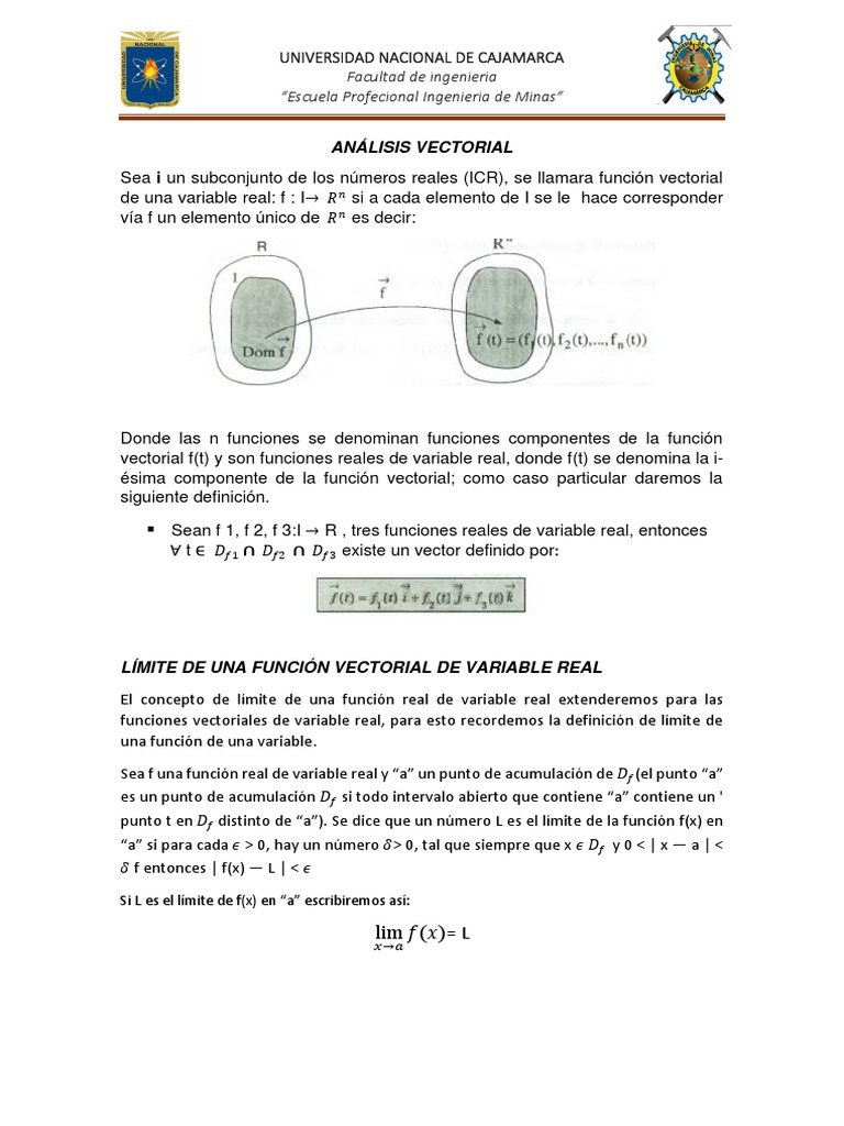 Análisis Vectorial