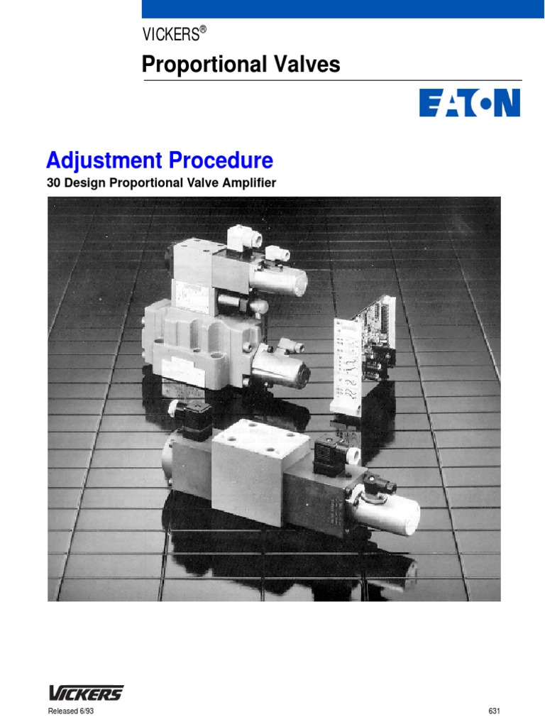 Proportional Valves Adjustment Procedure PDF Amplifier Vacuum Tube