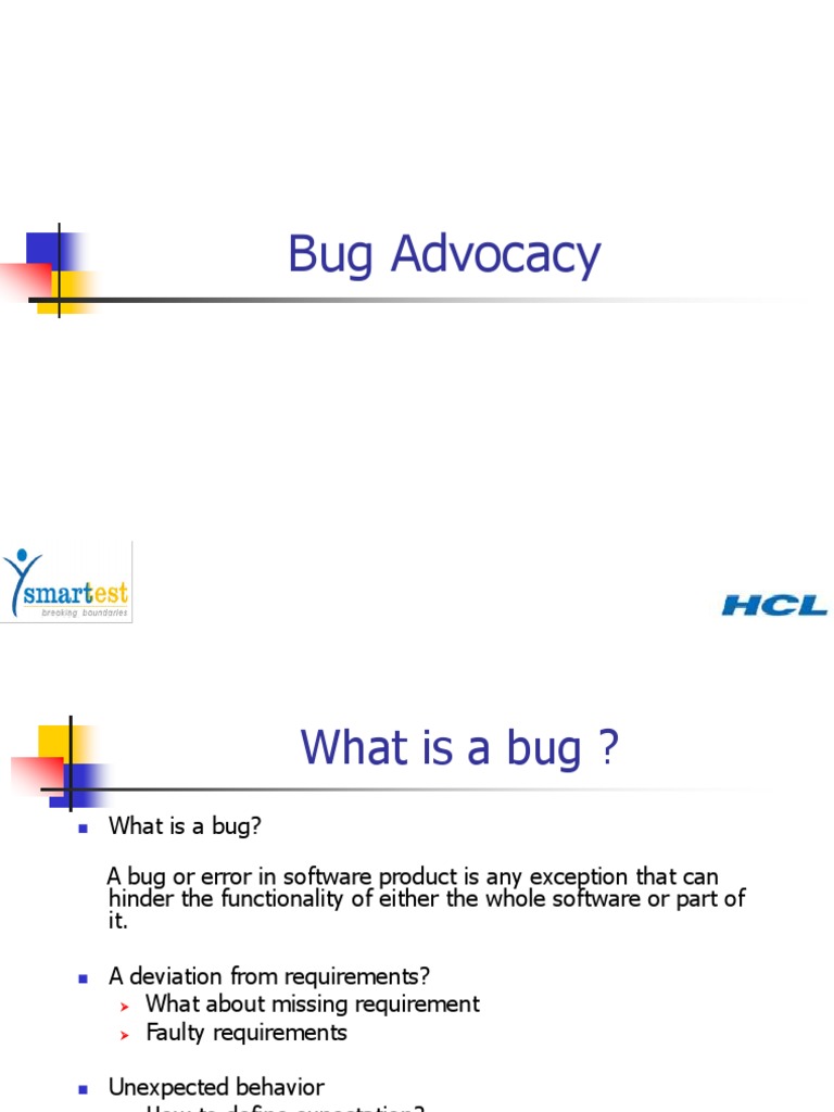 Understanding Software Bugs and Reporting | PDF | Software Bug ...