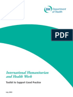 International Humanitarian and Health Work: Toolkit To Support Good Practice