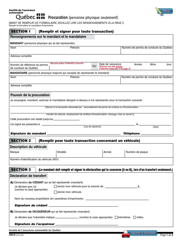 Mandat Autorisant à Agir Au Nom De L'entreprise