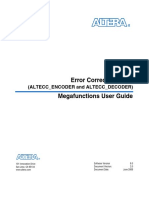 Error Correction Code Megafunctions User Guide: (Altecc - Encoder and Altecc - Decoder)