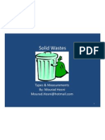 Solid Wastes: Types & Measurements By: Mourad Hosni