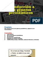 Introducción A Los Géneros Periodísticos