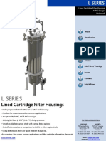L Series: Lined Cartridge Filter Housings