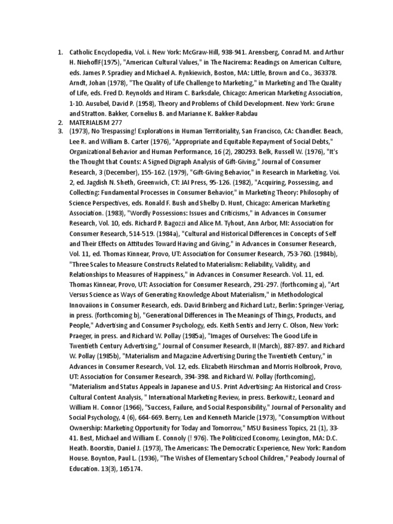 Catholic Encyclopedia Pdf Marketing Research Attachment Theory