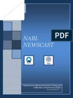 Nabl Newscast: National Accreditation Board For Testing and Calibration Laboratories (NABL)