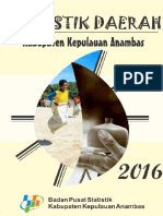 Statistik Kabupaten Kepulauan Anambas 2016