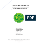 Makalah Peraturan Kebijakan Dan Perundang-Undangan Yang Berlaku Dalam Praktik Keperawatan