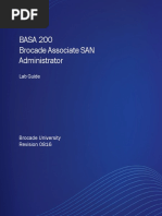 BASA 200 Brocade Associate SAN Administrator: Lab Guide