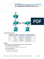 10.1.2.5 Lab - Configuring Basic DHCPv4 on a Switch