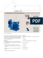 Separation System, SA: Cleaning System For Fuel and Lubricating Oils