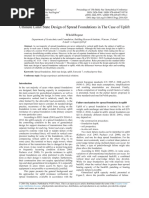 Ultimate Limit State Design of Spread Foundations in The Case of Uplift