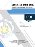 Laporan Sistem Basis Data (PostgreSQL)