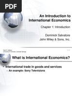 Introduction to International Economics | PDF | Economics | Trade