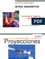 PROYECCIONES   GEOMETRIA DESCRIPTIVA