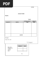 Prinsip Akaun Dokumen Perniagaan - Template Kosong 1