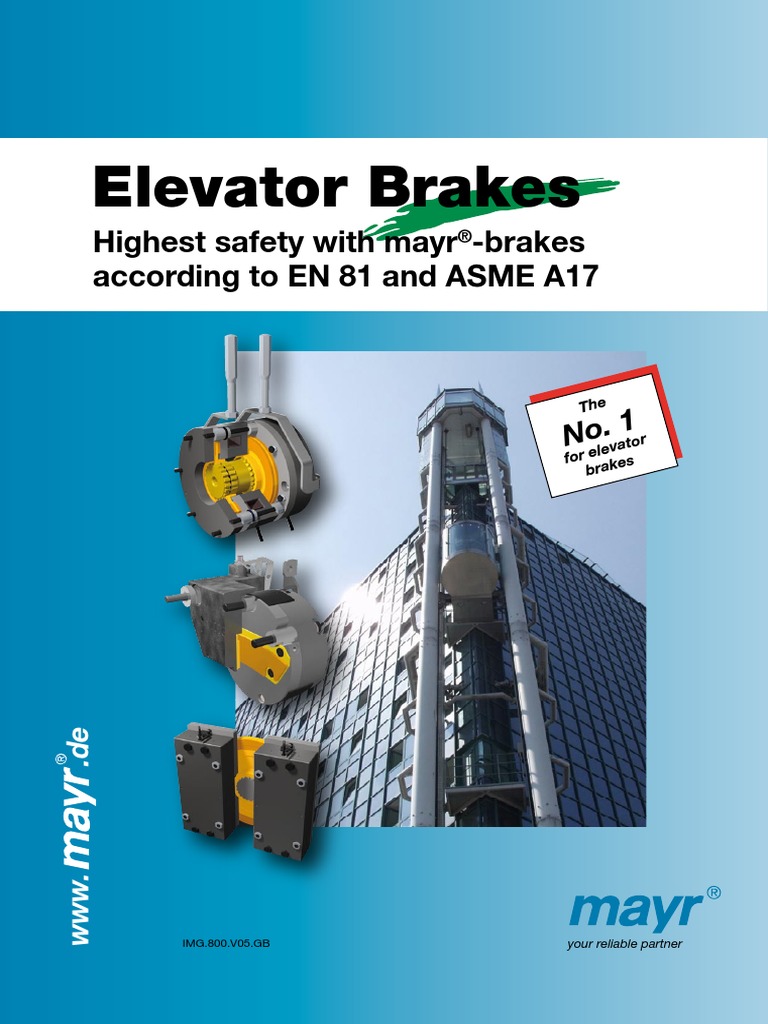 MAYR Elevator Brakes | PDF | Elevator | Brake