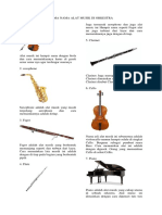 Nama Nama Alat Musik Di Orkestra