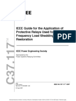 IEEE Guide for the Application of Protective Relays Used for Abnormal Frequency Load Shedding and Restoration