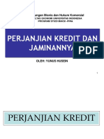 Perjanjian Kredit Dan Jaminannya