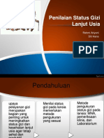 Kelompok 4 Pengukuran Status Gizi Lansia