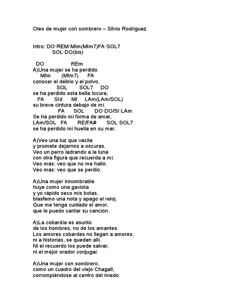 Oleo de Mujer Con Sombrero