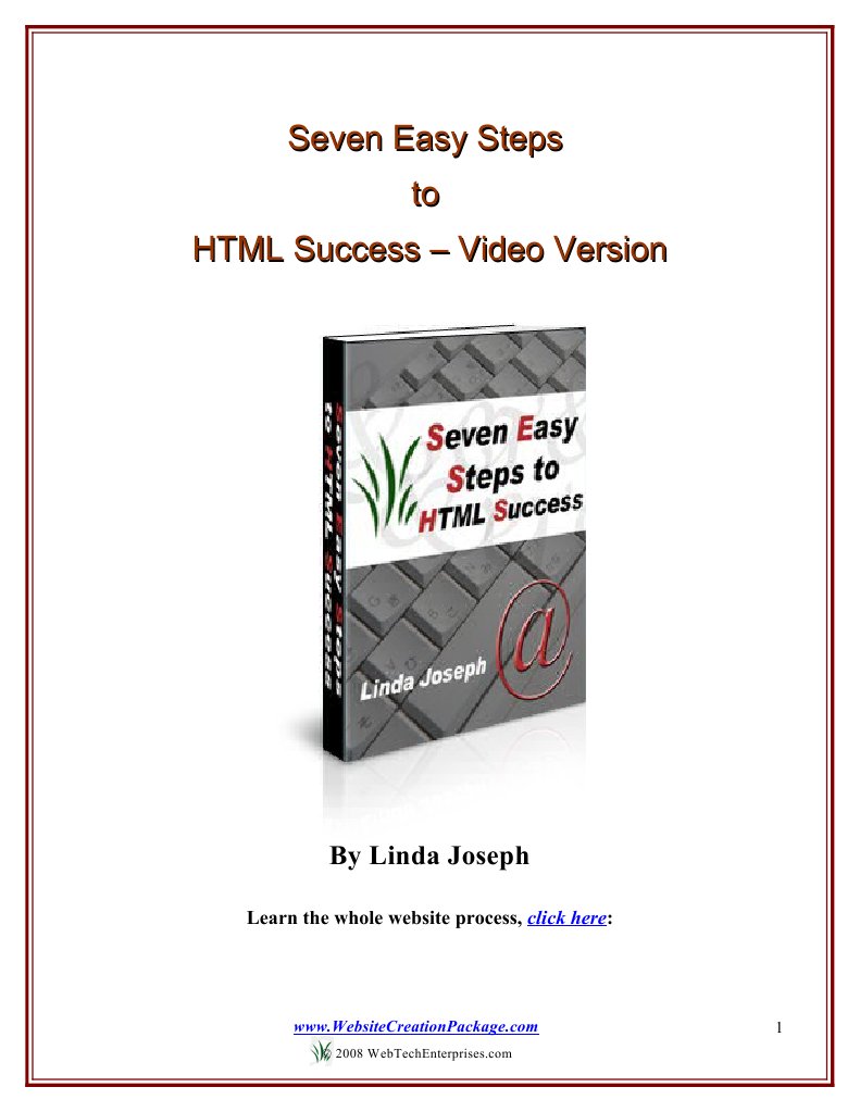 Free HTML Ebook 73 | PDF