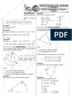 Matemática - Pré-Vestibular Impacto - Trigonometria - Relações Trigonométricas no Triângulo Qualquer
