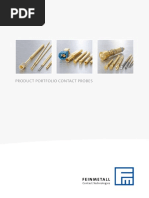 Product Portfolio Contact Probes