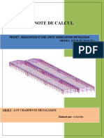 Note de Calcul USINE CM KEB Hangar