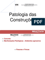 Aula 7 Manifestações Patológicas