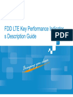 ZTE FDD LTE Key Performance Indicator